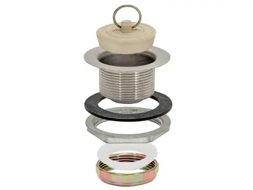 [091712300410] EZ-FLO 2-1/2" LAUNDRY TRAY PLUG STAINLESS STEEL - 30041C