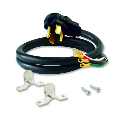 [091712612476] EZ-FLO ELECTRIC RANGE CORD 50AMP 6'-4 WIRE - 61247 