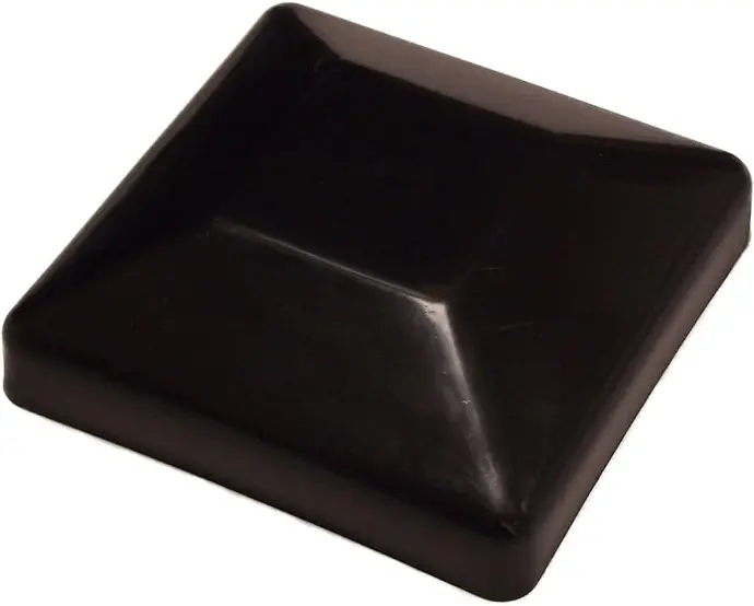 [038923023100] FENCE POST PLASTIC BLACK CAPS 4 X 4 (3-5/8")