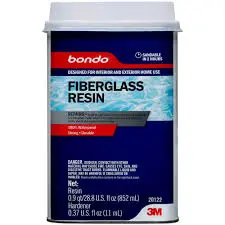 [000094037167] FIBERGLASS RESIN  QUART PLASTIC