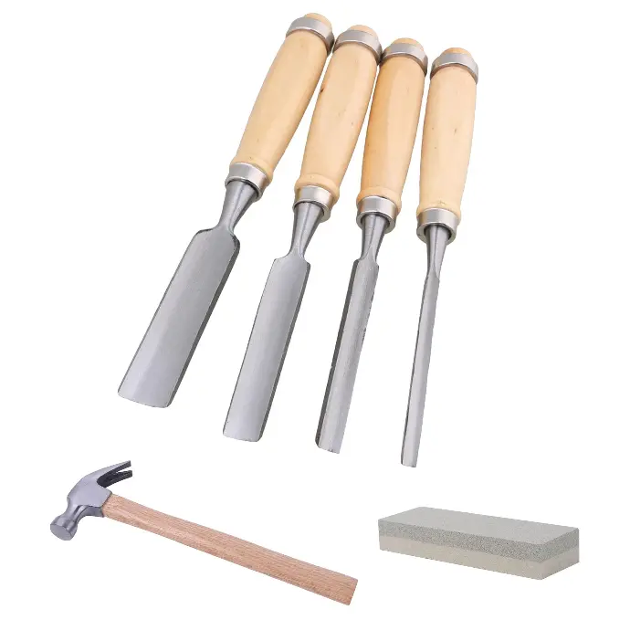 [684687845557] FIRMER CHISEL SET 4PCS 1/4", 1/2", 3/4", 1" - A2561
