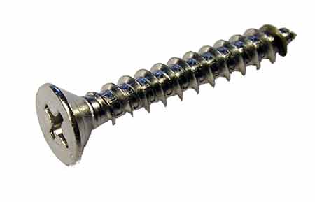 [008236056839] FLAT HEAD PHILIP GALV METAL SCREW #10 X 2" - 05178 - EACH 
