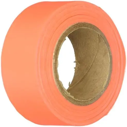[024721710031] FLOURESCENT ORANGE MARKING TAPE - ROLL IRWIN