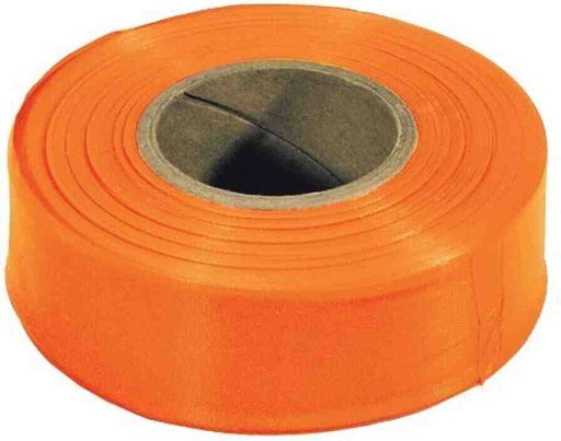[024721710062] FLOURESCENT ORANGE  MARKING TAPE - ROLL 300' IRWIN - 65902