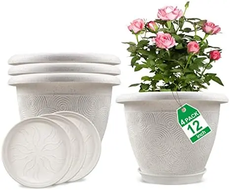 [5243458002] FLOWER POT ROUND #2 W/ TRAY - 52-43