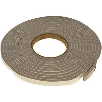 [077578012728] FOAM TAPE GREY 3/8 X 1/4 X 17FT - V444H