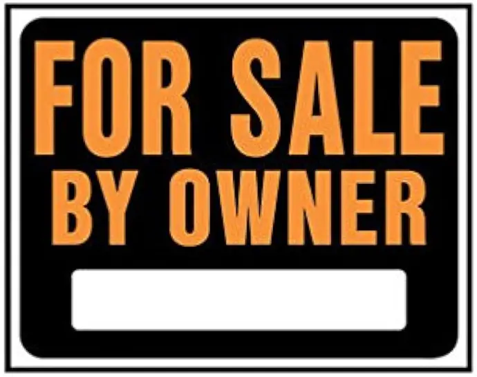 [029069001018] FOR SALE BY OWNER SIGN 15" X 19" HY-KO - SP-101