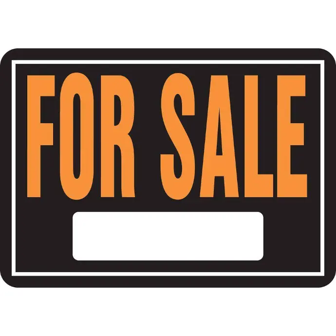 [029069008017] FOR SALE SIGN 10" X 14" HY-KO - 801