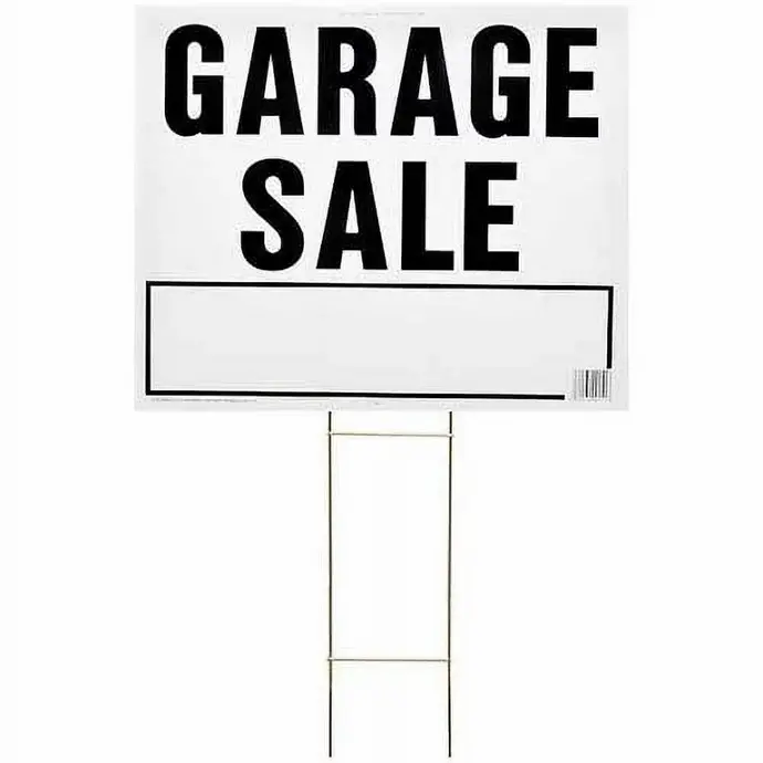 [029069001513] GARAGE SALE SIGN 20" X 24" HY-KO - LGS-2