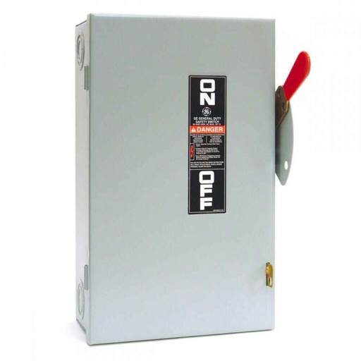 [783164001337] GE SAFETY SWITCH 2-POLE 100A, 240 WP TG3223R
