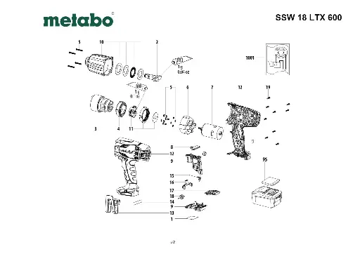 [4007430238276] GEAR HOLDER METABO - 343434520