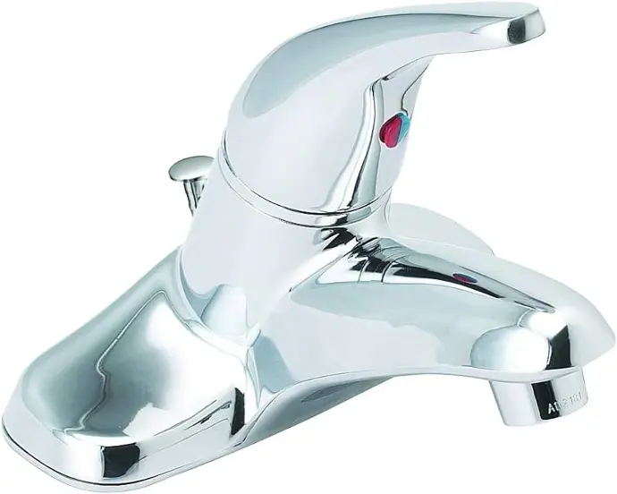 [091712103721] GENUINE EZ-FLO 10372 LAVATORY SINGLE LEVER FAUCET W/ POP-UP CHROME - 10373