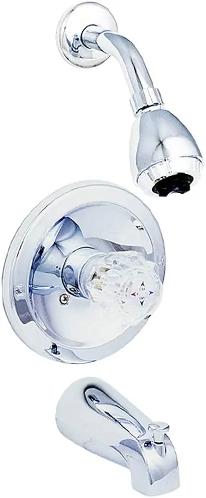 [091712100485] GENUINE FAUCET EZ-FLO TUBE AND SHOWER SET CXC - 10048  