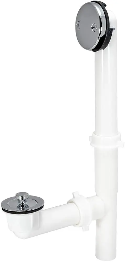 [091712352150] GENUINE PLASTIC BATH WASTE AND OVERFLOW ASSEMBLY - 35215C
