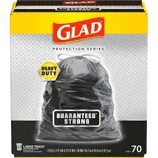 [012587703588] GLAD FORCEFLEX GARBAGE BAGS 30G 70CT