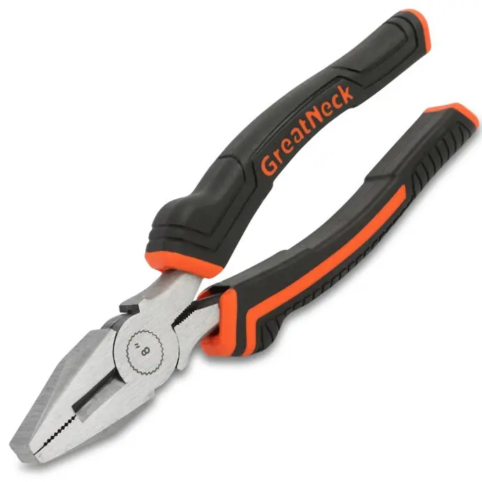 [076812004147] GREAT NECK 8" ELECTIC PLIERS - E8C