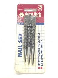[076812005564] GREAT NECK CARDED NAILS SETS 3PC - NSK