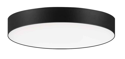 [754802181640] General Lighting Satin Recessed Flush Mounted Light - Black