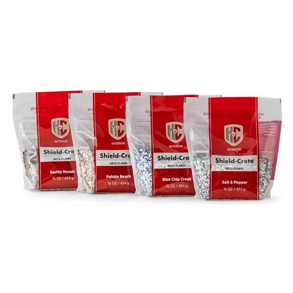 [035777914670] H&C INTERIOR SHIELD-CRETE PEBBLE BEACH DECO FLAKES - 20.105400-99