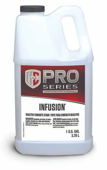 [035777329498] H&C PRO SERIES INFUSION REACTIVE CONCRETE STAIN WENGE WOOD GAL - 40.102004-16