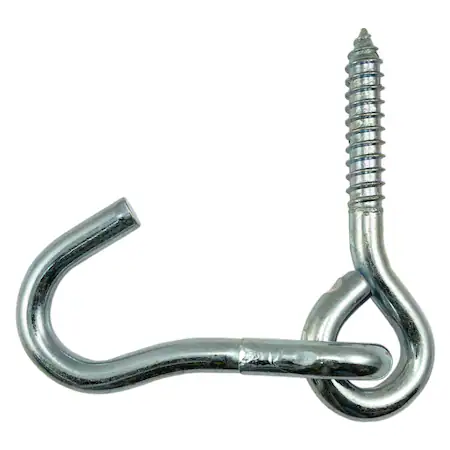[738287924015] HAMMOCK HOOK ZINC 3/8" X 3-5/8" - 52401