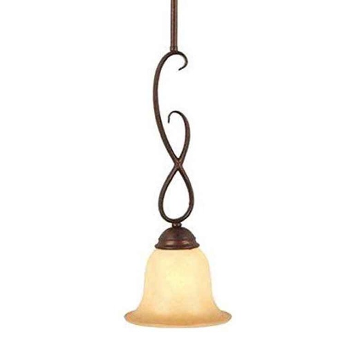 [802062100977] HARDWARE HOUSE BENNINGTON 1-LIGTH MINI PENDANT ANTIQUE BRONZE - 100977