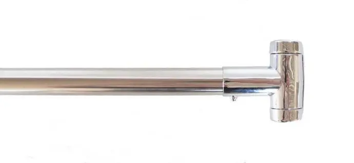 [80206216760] HARDWARE HOUSE CHROME CURVED SHOWER ROD - 162767