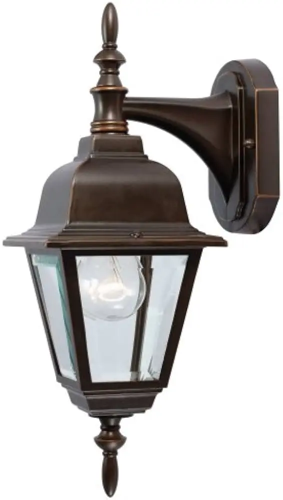 [802062544313] HARDWARE HOUSE ELECTRICAL 54-4312 1-LIGHT OUTDOOR LANTERN RUST