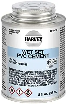[078864184105] HARVEYS WET SET PVC CEMENT 8FL - 018410