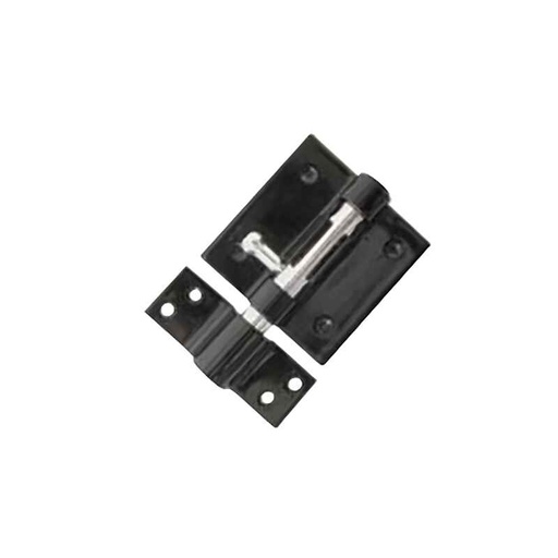 [17705059305961] HEAVY DUTY TOWER BOLT BLACK PLATED 6" WITH SCRWS - DX1456 