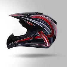 [MCBRXL35101] HELMET CYCLE XL RED/BLACK MOTOCROSS STUDDS - MCBRXL