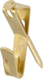[008236695816] HILLMAN BRASS PICTURE HANGER 8/PCK - 122312