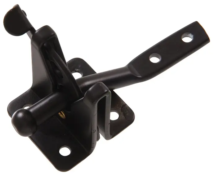 [008236864366] HILLMAN CD-SLF ADJ GATE LATCH BK - 851365