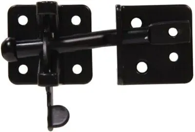 [008236936780] HILLMAN D-SLF ADJ GATE LATCH BK - 852688