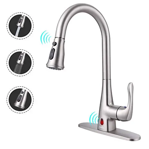 [308AB11AG08240] HIMIMI TOUCHLESS KITCHEN FAUCET BN ANTI FINGERPRINT LLOY BODY