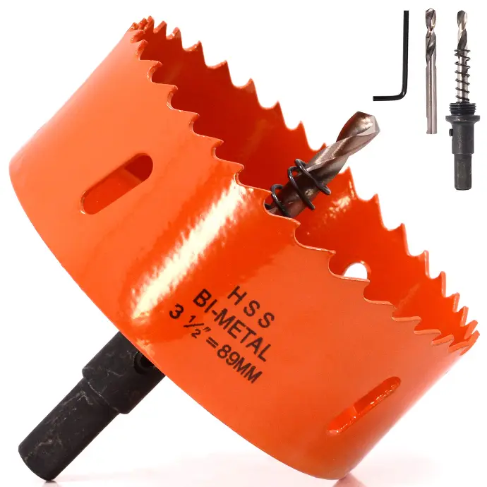 [738226280561] HOLE SAW- 1PC 3-1/2" BI HOLE SAW MM - 28056