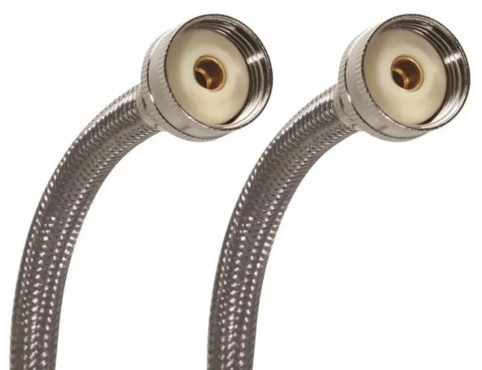 [048643227354] HOSE- WASHING MACHINE CONNECTOR ST ST  60"