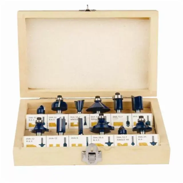 [6934097711195] HOTECHE BIT 12PCS ROUTER BIT 6MM - 610111