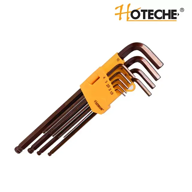 [6934097715575] HOTECHE HEX - EXTRA LONG HEX L KEY SET WITH BALL END - 260620