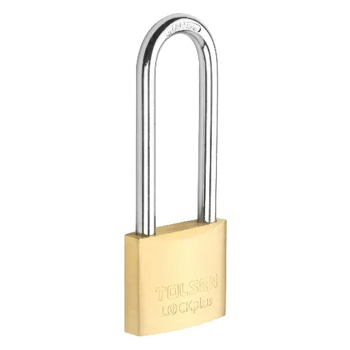 [6941639881117] Heavy Duty Long Shackle Brass Pad Lock