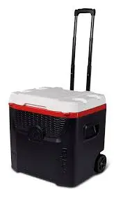 [034223348687] IGLOO QUANTUM ROLLER COOLER 52QT DARK