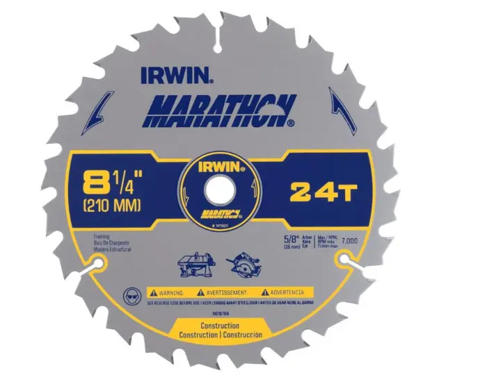 [024721140500] IRWIN 8 1/4" 24T Marathon Blade