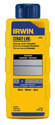 [024721500076] IRWIN BLUE POWDER CHALK 8OZ - 6490