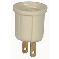 [03266273100] IVORY KEYLS SOCKET ADAPTER