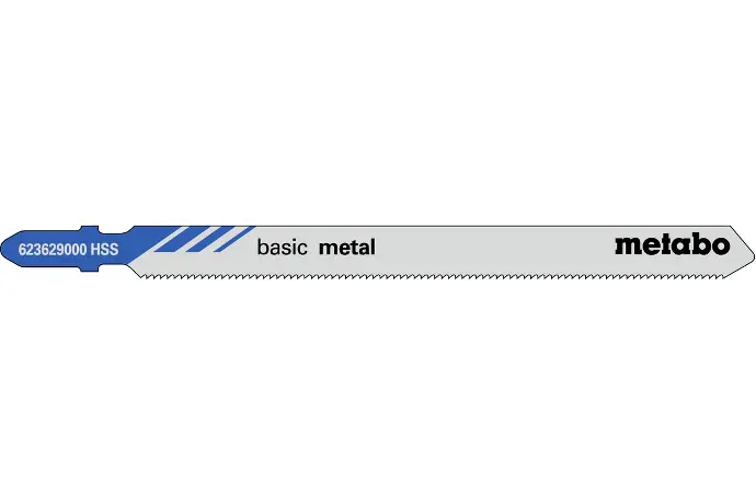 [4007430407344] JIG SAW BLADE METAL BASIC METAL 106/1.2MM/21T T318A SINGLE METABO - 623629000