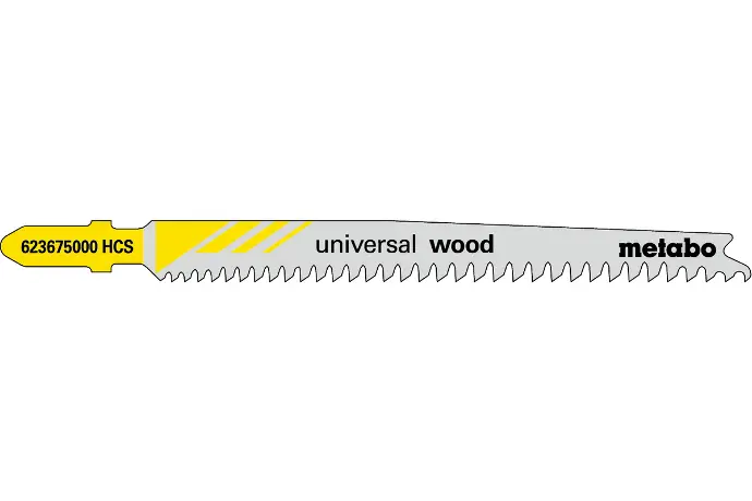 [4007430083876] JIG SAW BLADE UNIV WOOD 91/2-3MM/12-8T T234X METABO - 623675000