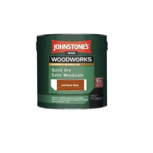 [5010426720715] JOHNSTON - SATIN WOOD STAIN - ANTIQUE PINE .75 LT