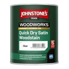 [5010426673622] JOHNSTON - SATIN WOOD STAIN - CLEAR 0.75 LT