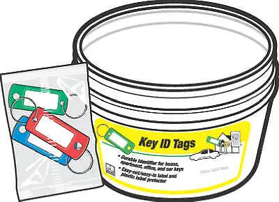 [029069752668] KEY ID TAG W/SPLIT RING BULK HY-KO - KB138-10