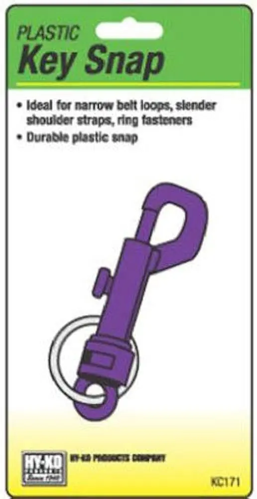 [029069751951] KEY SNAP W/SPLIT RING HY-KO - KC171
